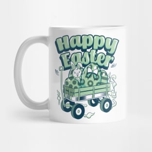 Easter Shirt Bunny Egg Hunt Wagon Mug